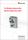 For Absolute rotary encoder: Remote interface box CIB2X