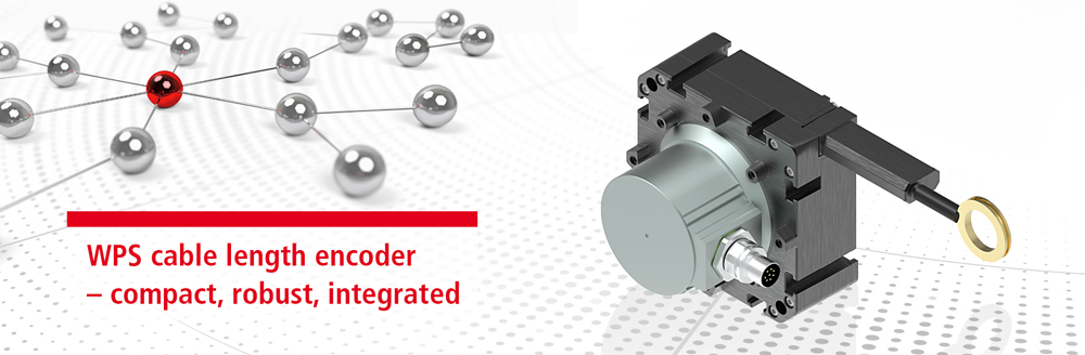 WPS cable length encoder – compact, robust, integrated