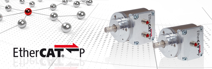 Einkabellösung – Absolutdrehgeber mit EtherCAT-P