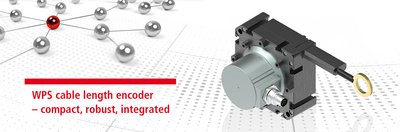 WPS cable length encoder – compact, robust, integrated