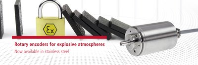 Rotary encoders for explosive atmospheres Rotary encoders for explosive atmospheres